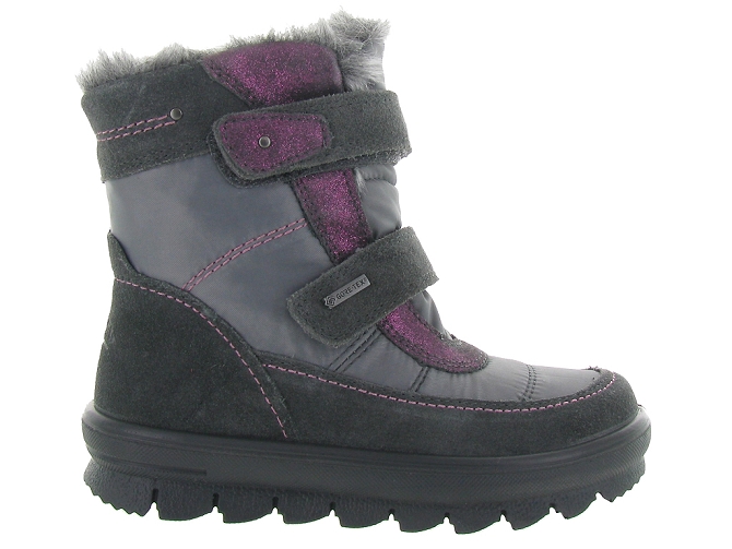 apres ski bottes fourrees -  - junior fille - Cuir - Gris - Superfit7075102_2