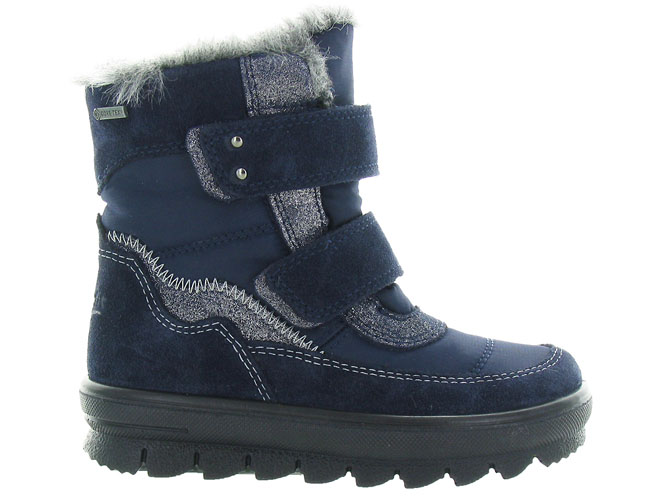 apres ski bottes fourrees -  - junior fille - Cuir - Bleu Marine - Superfit7075104_2