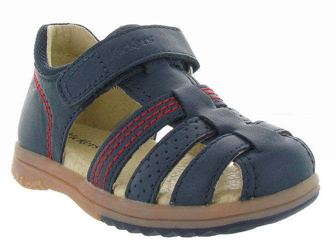 Kickers sandales et nu pieds platiback marine