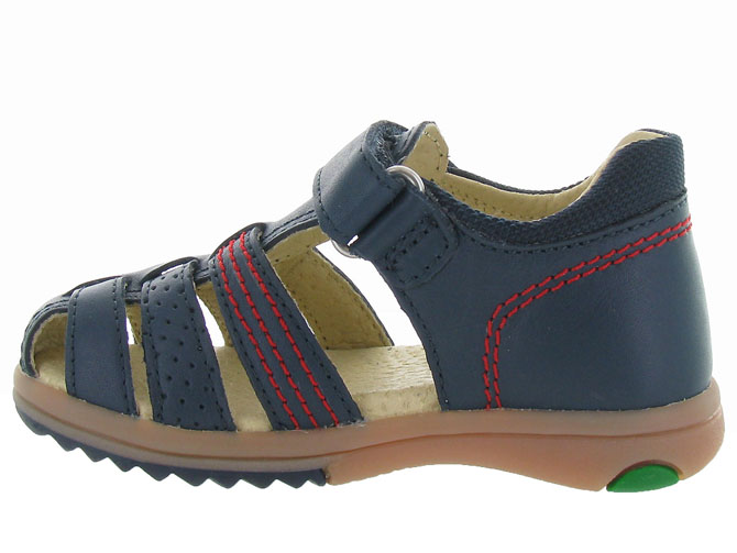 Kickers sandales et nu pieds platiback marine7082202_4