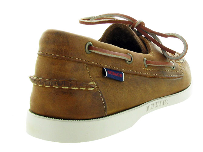 Sebago mocassins docksides portland crazy marron fonce7086701_5