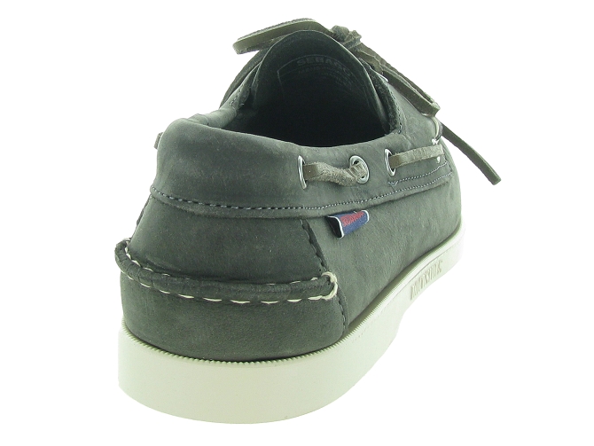 Sebago mocassins docksides portland crazy gris7086703_5