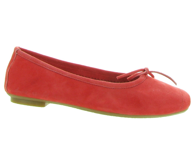 Reqins ballerines harmony peau fraise7092501_2