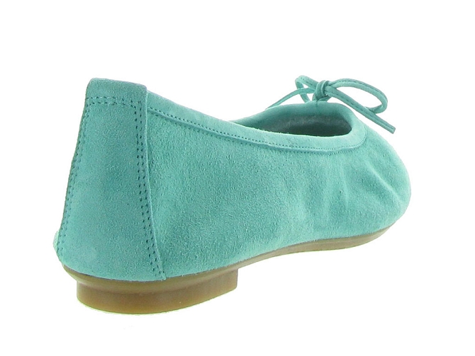 Reqins ballerines harmony peau turquoise7092502_5