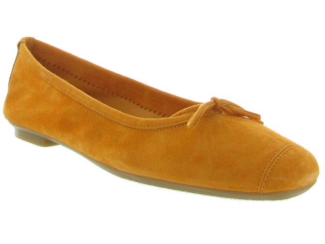 ballerines - Ballerine plate - femme - Nubuck - Orange - Reqins