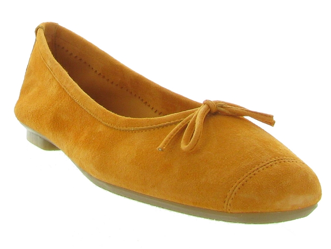 ballerines - Ballerine plate - femme - Nubuck - Orange - Reqins7092504_3