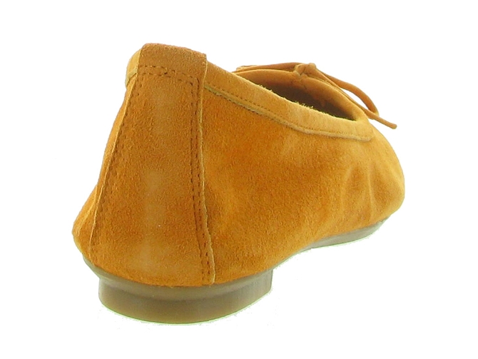 ballerines - Ballerine plate - femme - Nubuck - Orange - Reqins7092504_5