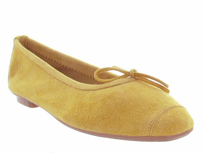 Reqins ballerines my harmony peau yl jaune