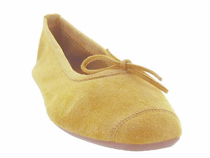 Reqins ballerines my harmony peau yl jaune7092507_3