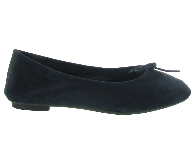 Reqins ballerines harmony peau marine7092510_2