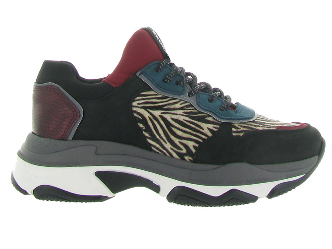 baskets et sneakers - Tendance - femme - Cuir - Zèbre - Bronx7094001_2