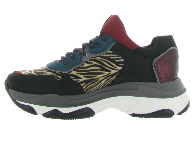 baskets et sneakers - Tendance - femme - Cuir - Zèbre - Bronx7094001_4
