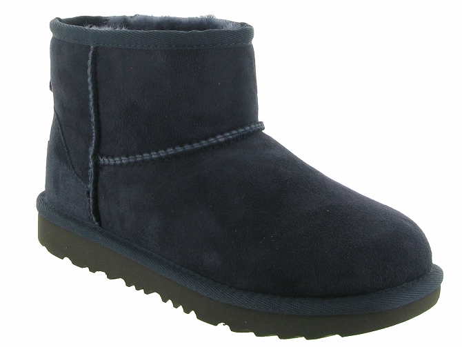 apres ski bottes fourrees -  - junior fille - Nubuck - Bleu Marine - Ugg australia