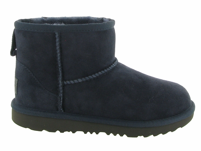 apres ski bottes fourrees -  - junior fille - Nubuck - Bleu Marine - Ugg australia7117603_2