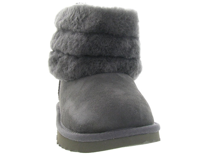 Ugg australia apres ski bottes fourrees fluff mini quilted gris7117801_3