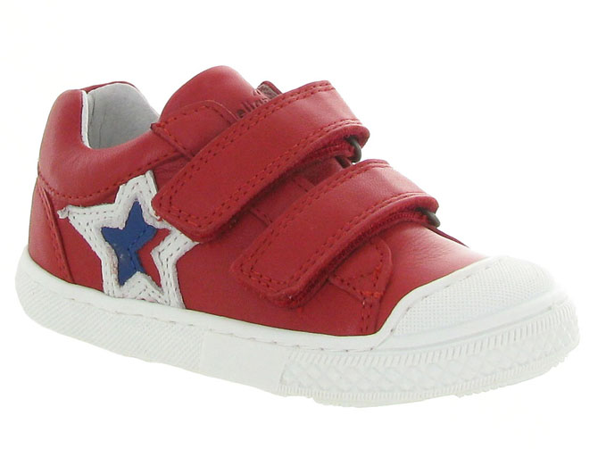 Bellamy chaussures a scratch gap rouge