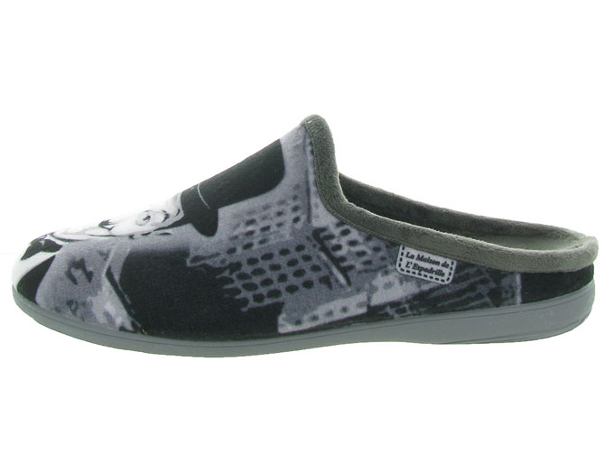 chaussons et pantoufles - Mules Sabots - homme - Toile  - Gris - La maison de l espadrille7151601_4