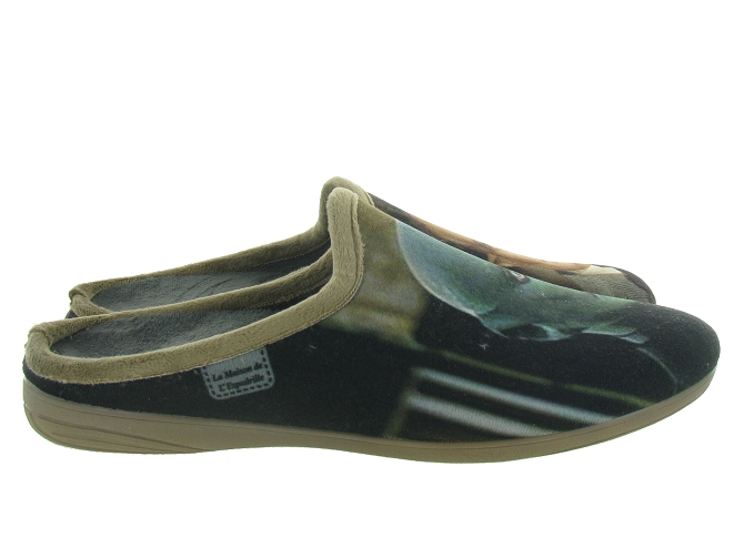 La maison de l espadrille chaussons et pantoufles 6772 fantomas noir7154301_2