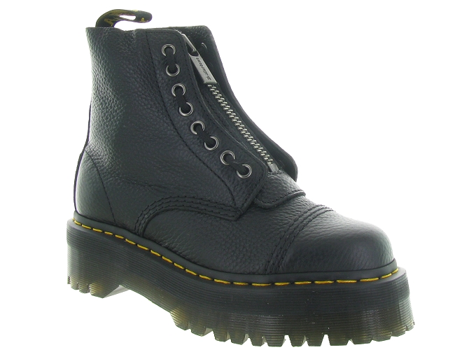 bottines et boots -  - femme - Cuir - Noir - Doc martens