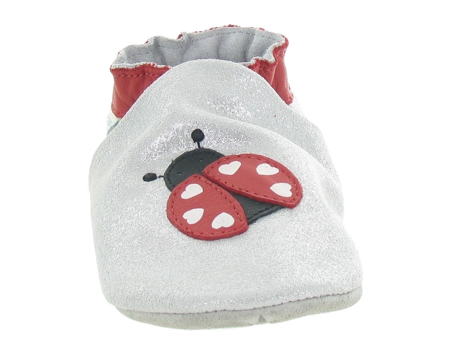 Robeez chaussons et pantoufles miss ladybird argent7178901_3