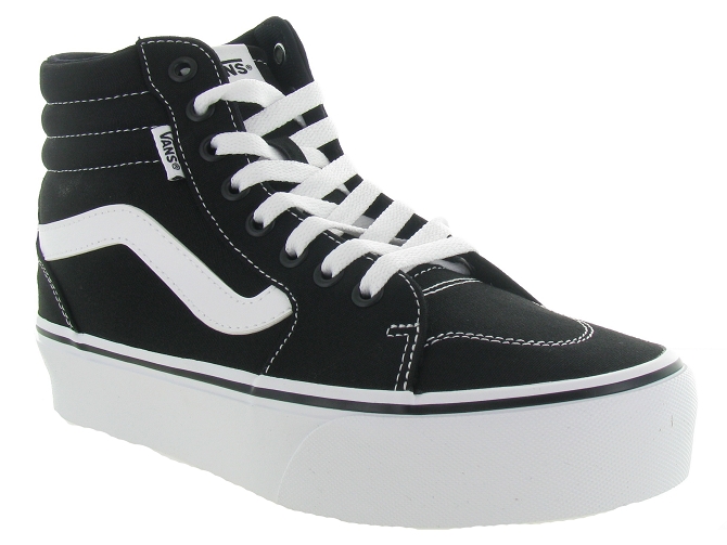 baskets et sneakers - Montante - femme - Synthétique - Noir - Vans