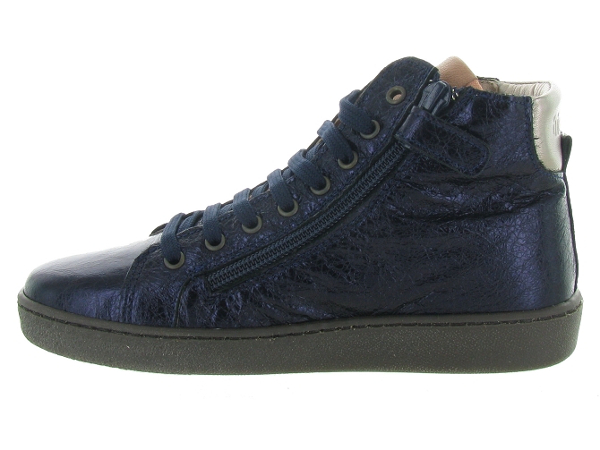 chaussures a lacets -  - junior fille - Cuir - Bleu Marine - Bisgaard7204202_4