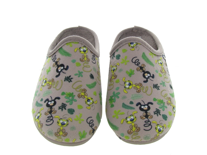 chaussons et pantoufles -  - junior garcon - Synthétique - Beige - La maison de l espadrille