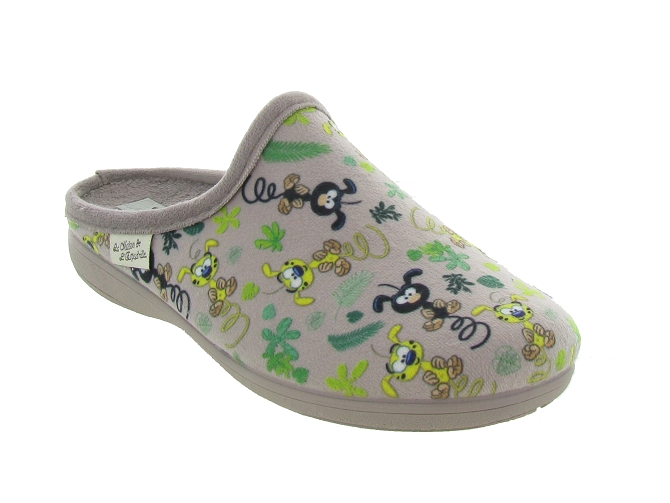 La maison de l espadrille chaussons et pantoufles m112 marsupilami beige7206301_2