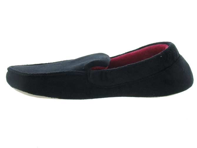 chaussons et pantoufles - Mocassins - homme - Toile  - Noir - Isotoner7215601_5