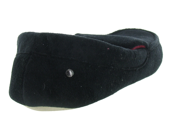 chaussons et pantoufles - Mocassins - homme - Toile  - Noir - Isotoner7215601_6