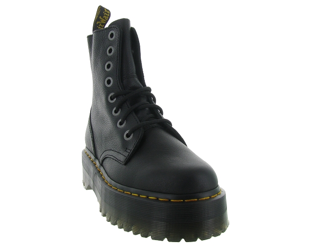 bottines et boots - Motardes - femme - Cuir - Noir - Doc martens7220801_3