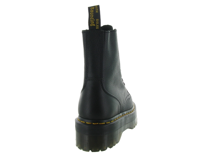 bottines et boots - Motardes - femme - Cuir - Noir - Doc martens7220801_5