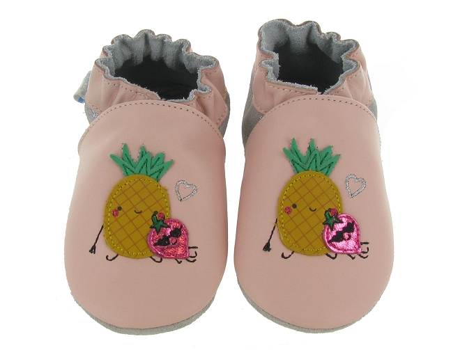 Robeez chaussons et pantoufles holidays fruits rose