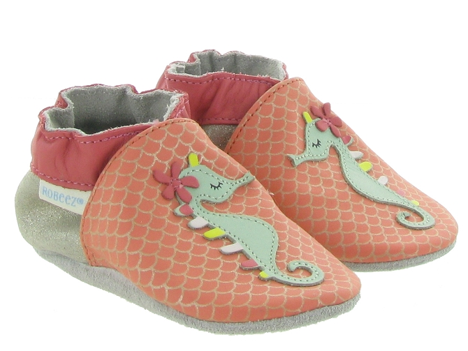 Robeez chaussons et pantoufles exotic summer corail7230101_2