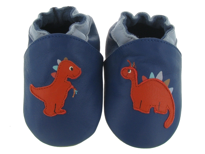 Robeez chaussons et pantoufles dino bleu royal