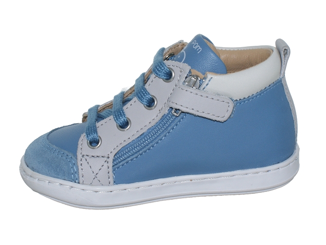 Shoo pom chaussures bebe du 18 au 27 bouba bi zip bleu ciel7232903_4