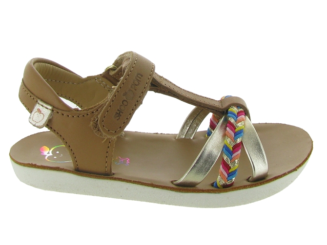 Shoo pom sandales et nu pieds goa salome marron7233901_2