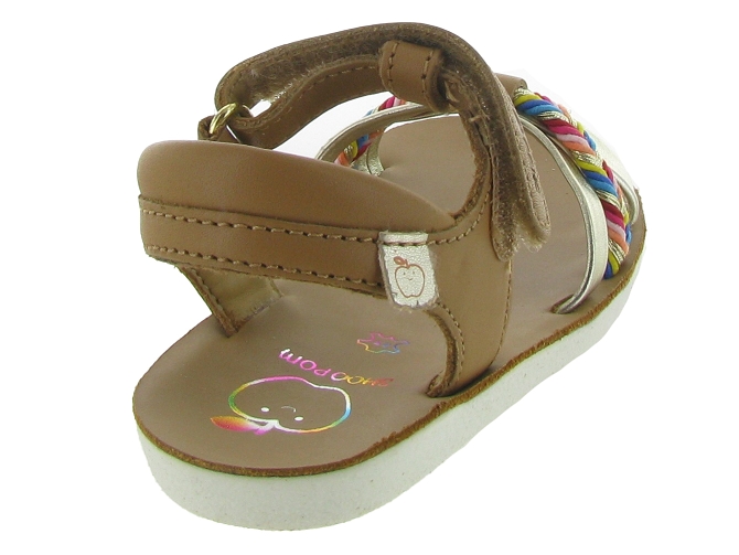 Shoo pom sandales et nu pieds goa salome marron7233901_5