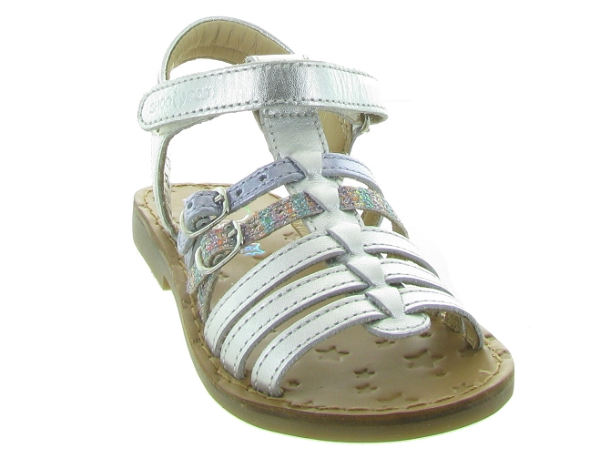 Shoo pom sandales et nu pieds happy spart argent7234101_3
