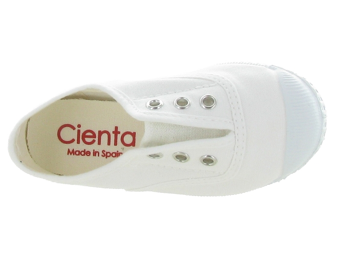 baskets et sneakers -  - mixte b j - Toile  - Blanc - Cienta7236304_3