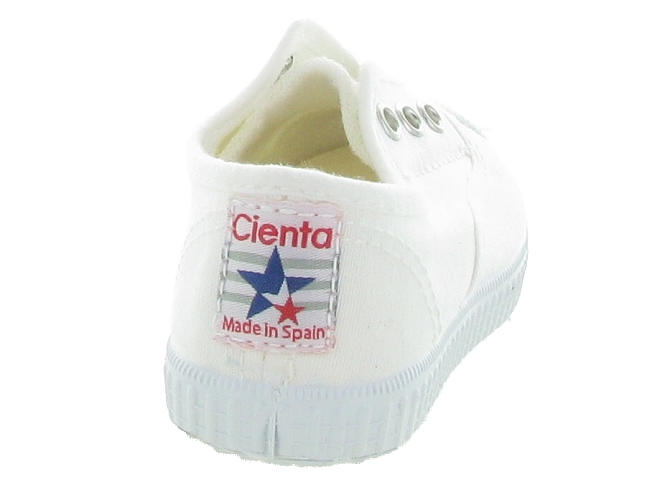 baskets et sneakers -  - mixte b j - Toile  - Blanc - Cienta7236304_5