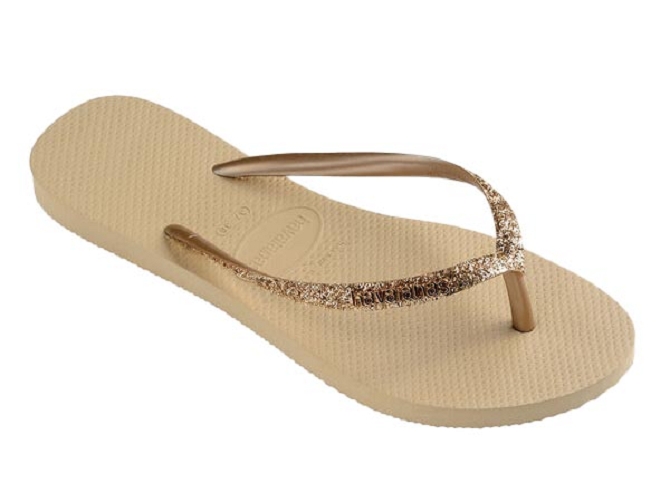 sandales et nu pieds - Entre doigt & Tong - femme - Nylon - Beige - Havaianas