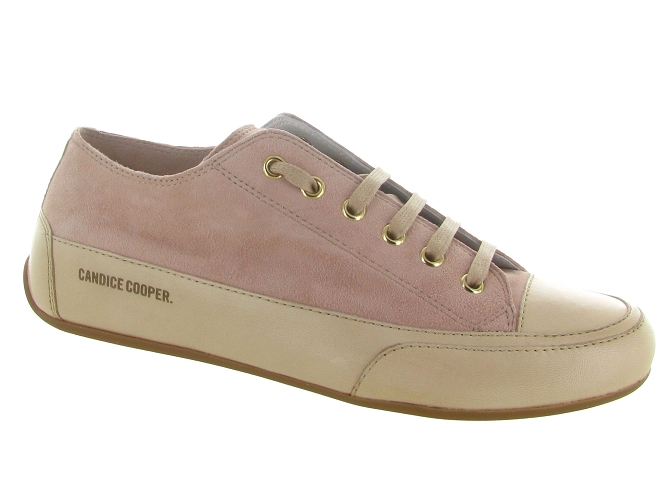 chaussures a lacets - Lacets détente - femme - Cuir - Rose - Candice cooper