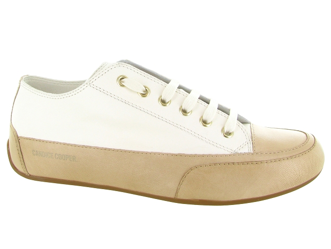 chaussures a lacets - Lacets détente - femme - Cuir - Crème - Candice cooper