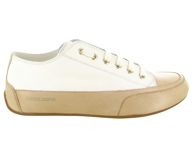 chaussures a lacets - Lacets détente - femme - Cuir - Crème - Candice cooper7242812_2