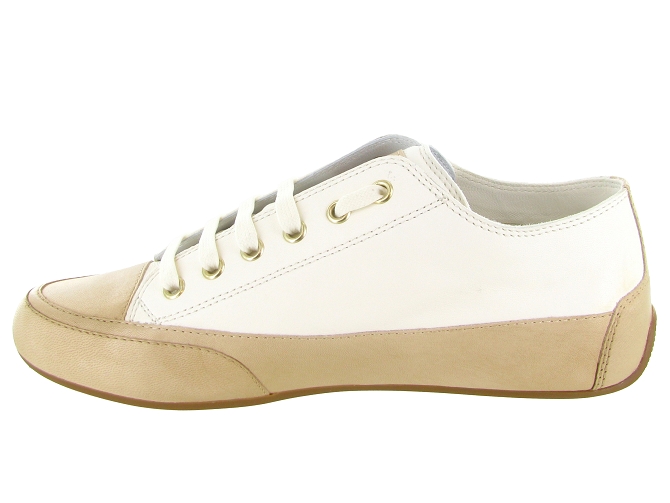 chaussures a lacets - Lacets détente - femme - Cuir - Crème - Candice cooper7242812_4