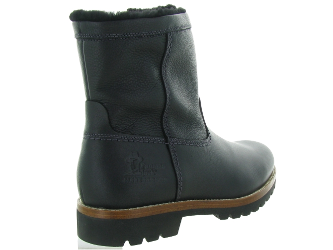 apres ski bottes fourrees - Bottes de neige - homme - Cuir - Noir - Panama jack7245601_5