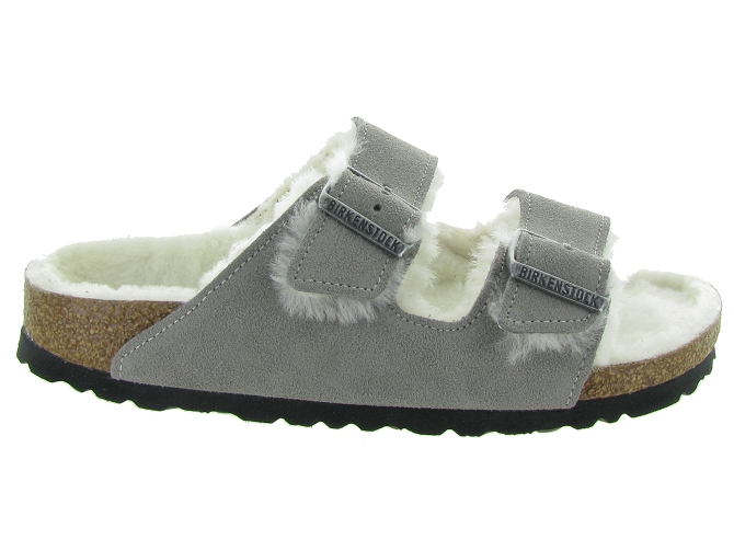 Birkenstock chaussons et pantoufles arizona shearling gris7245703_2