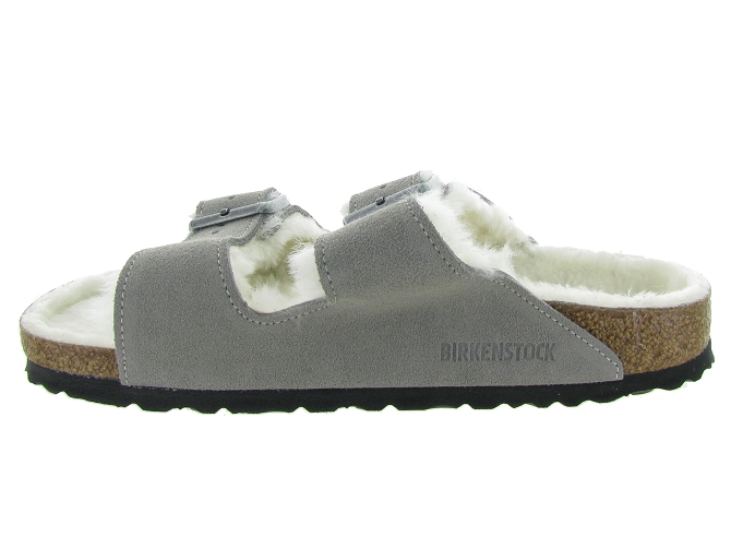 Birkenstock chaussons et pantoufles arizona shearling gris7245703_3