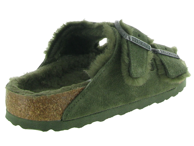 chaussons et pantoufles - Mules Sabots - femme - Nubuck - Kaki - Birkenstock7245706_5